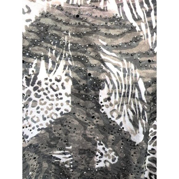 Lane Bryant Top Womens Size 22/24 Sublimation Peace Crystals Long Sleeved Shirt - Picture 5 of 11